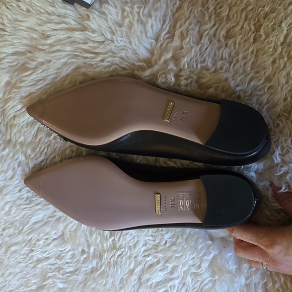 Gucci Coline Malaga studded ballet flats 36.5 - Picture 4 of 16